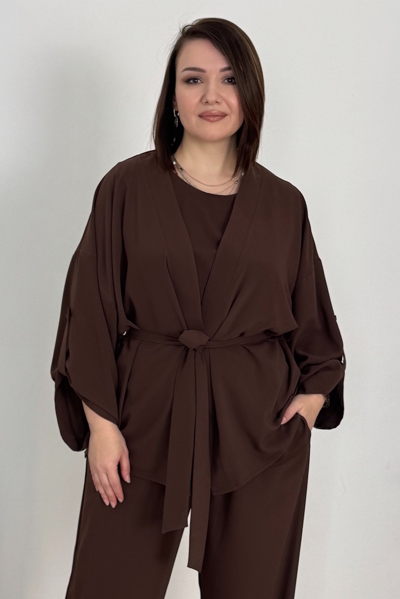Костюм-трійка "Емелі" шоколад