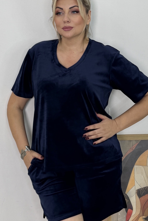 Домашній костюм "Ібіца" темно-синій