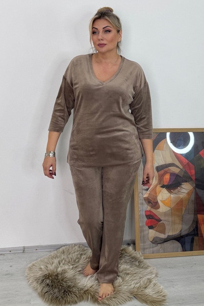 Домашній костюм "Лірика" бежевий