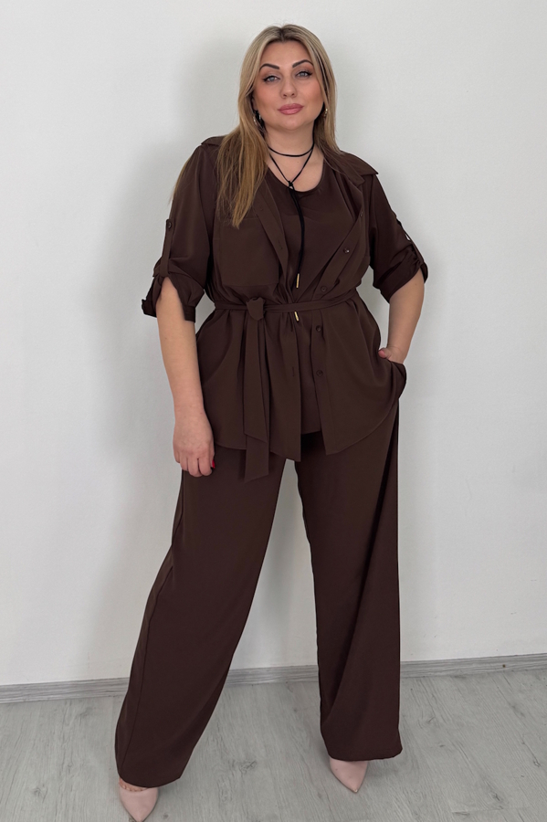 Костюм-трійка "Торіно" шоколад