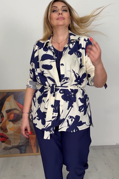 Костюм-трійка "Торіно" синій-1