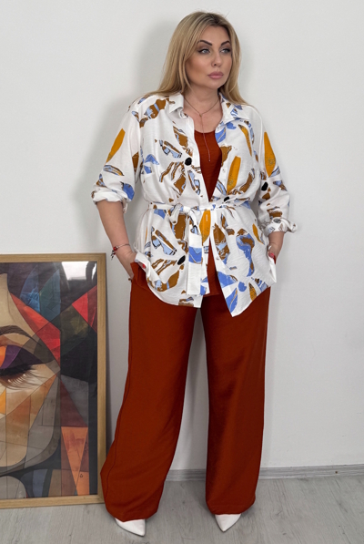 Костюм-трійка "Торіно" теракот