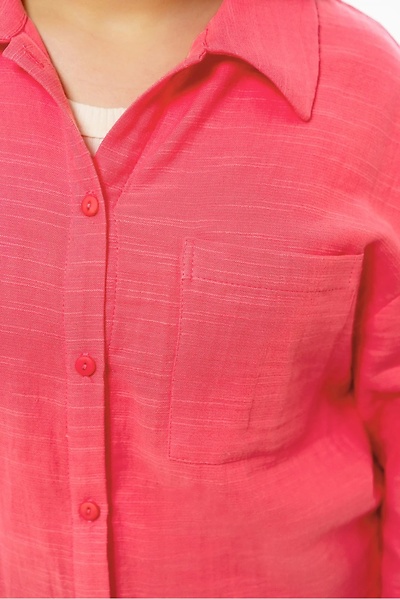 Костюм з мусліну "Перла" корал