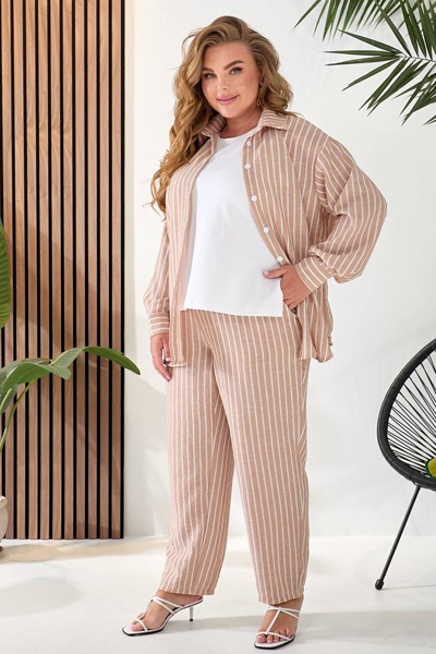 Костюм-трійка "Барбара" бежевий