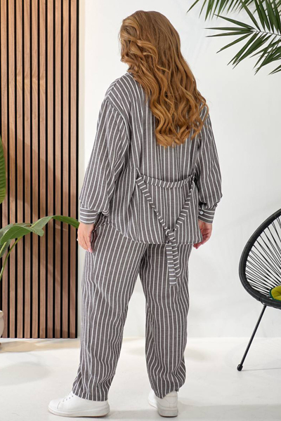 Костюм-трійка "Барбара" графітовий