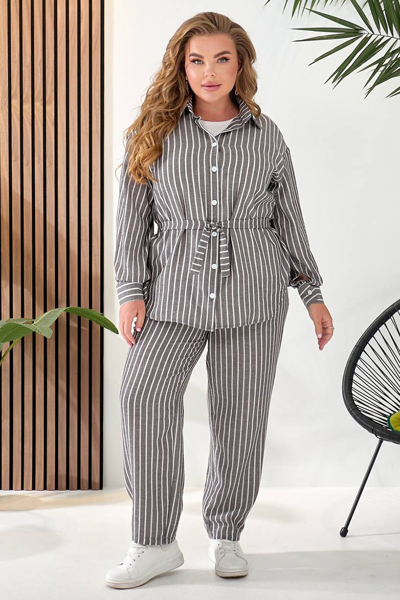 Костюм-трійка "Барбара" графітовий