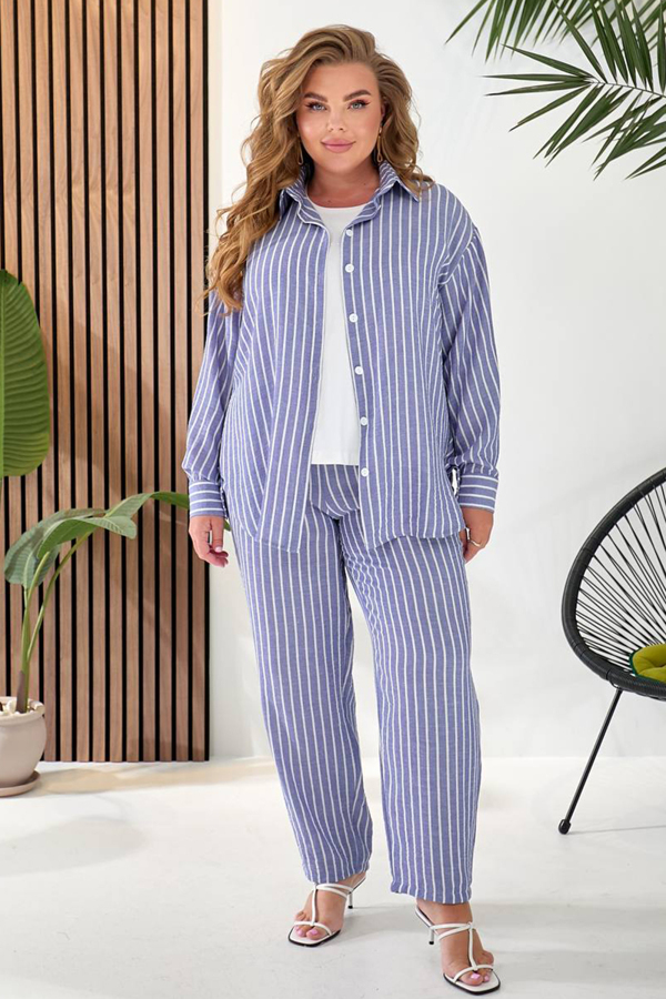 Костюм-трійка "Барбара" синій