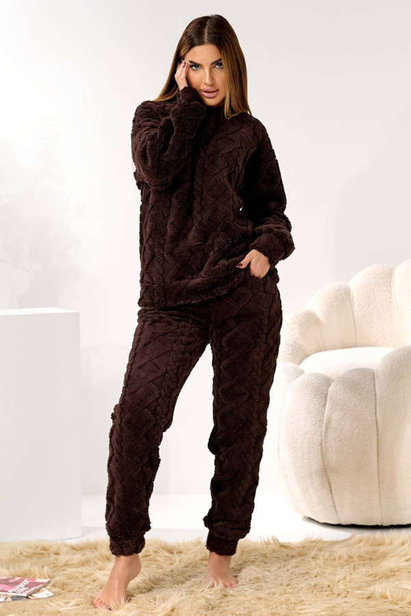Теплий костюм "Бетсі" шоколад