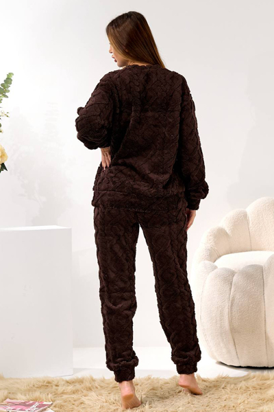 Теплий костюм "Бетсі" шоколад