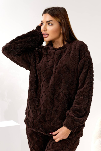 Теплий костюм "Бетсі" шоколад