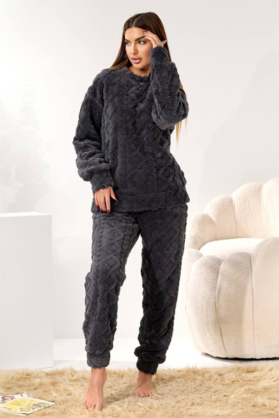 Теплий костюм "Бетсі" сірий