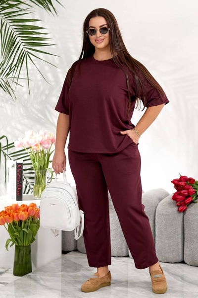 Костюм "Даніела" бордовий