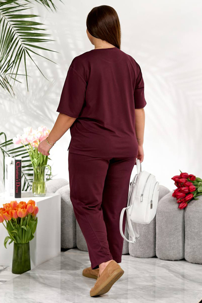 Костюм "Даніела" бордовий