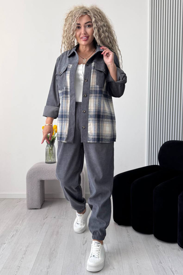 Костюм "Флорен" графітовий