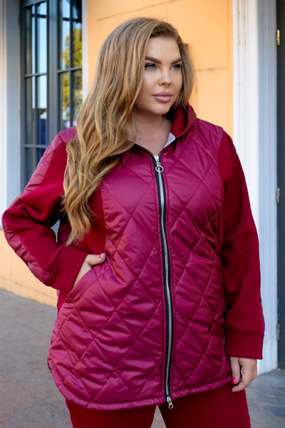 Теплий костюм "Гармонія" марсала