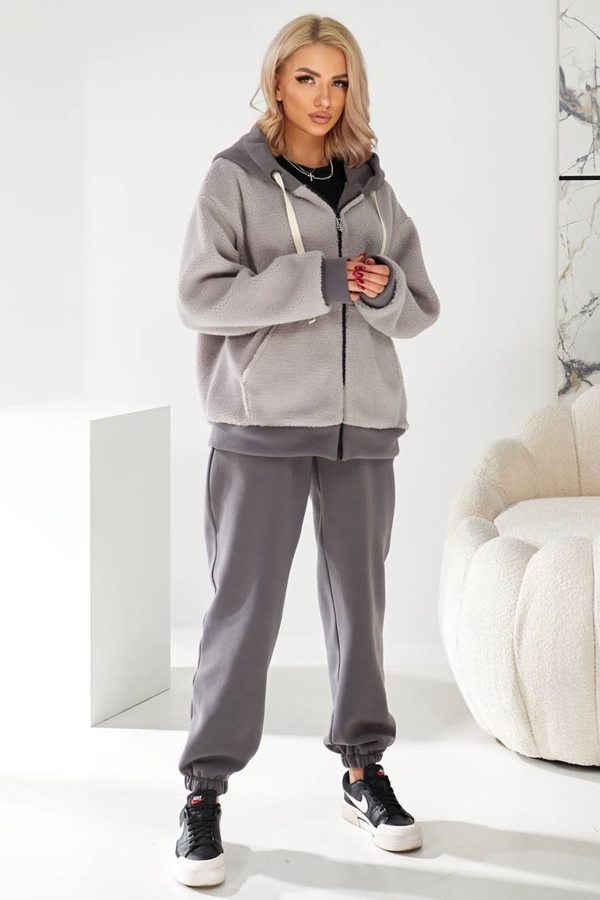 Теплий костюм "Мейлін" сірий Теплий костюм "Мейлін" сірий