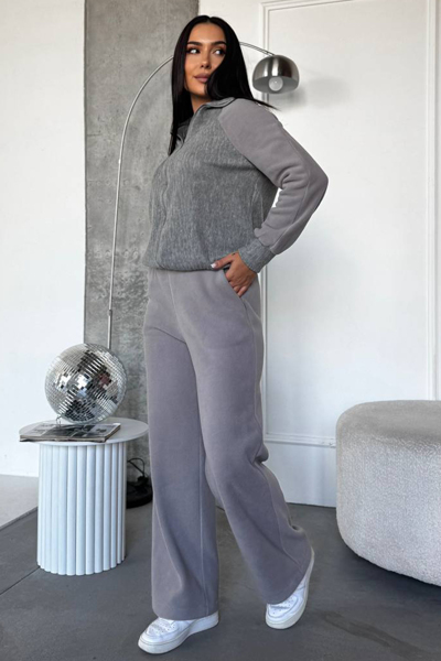 Теплий костюм "Молнія" сірий Теплий костюм "Молнія" сірий