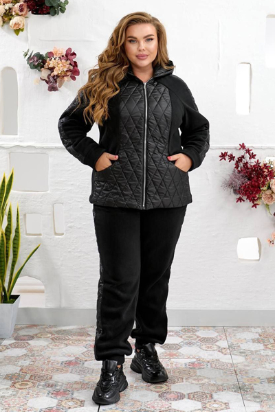 Теплий костюм "Пенелопа" чорний