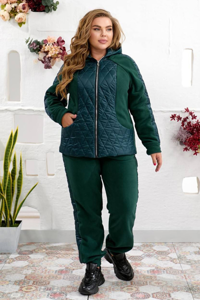 Теплий костюм "Пенелопа" смарагд
