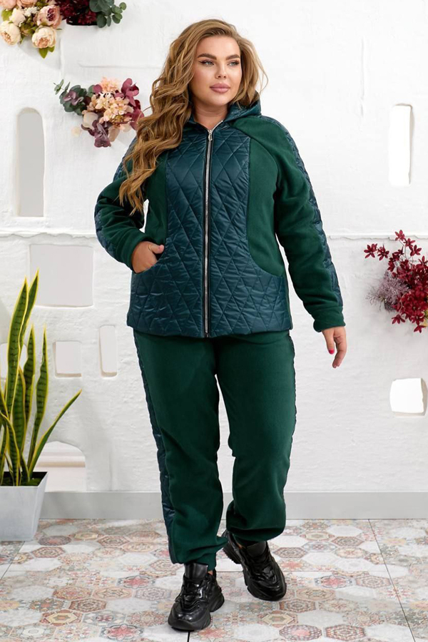 Теплий костюм "Пенелопа" смарагд