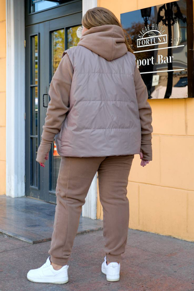 Теплий костюм "Яхта" мокко Теплий костюм "Яхта" мокко