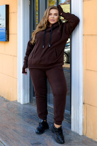 Теплий костюм "Яхта" шоколадний Теплий костюм "Яхта" шоколадний