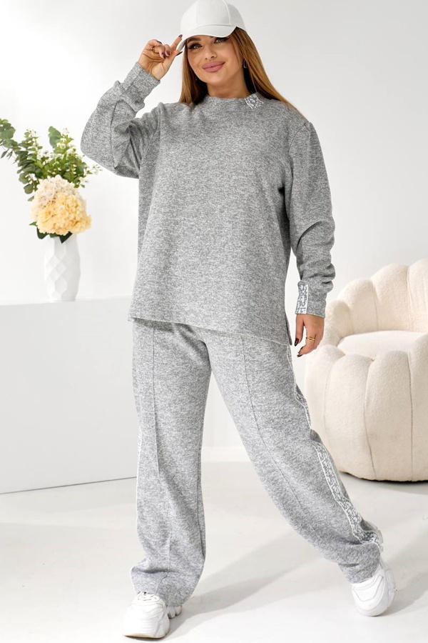 Теплий костюм  "Тревел" сірі