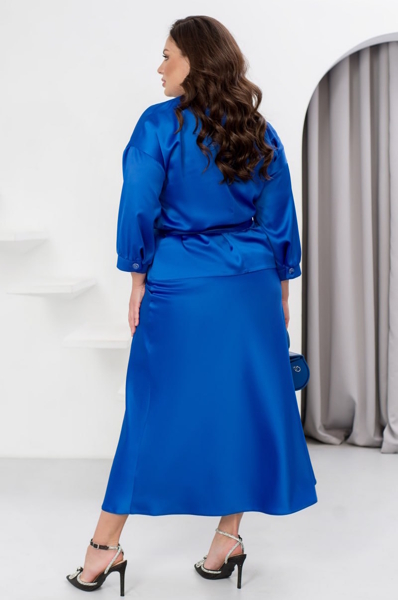 Костюм з шовку "Мускус" електрик