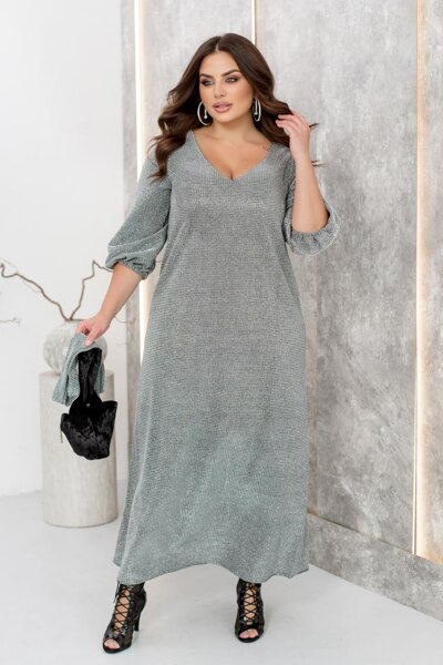 Вечірнє плаття "Вікі" срібло