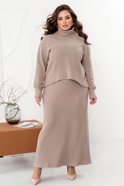 Комплект з ангори "Яніна" бежевий