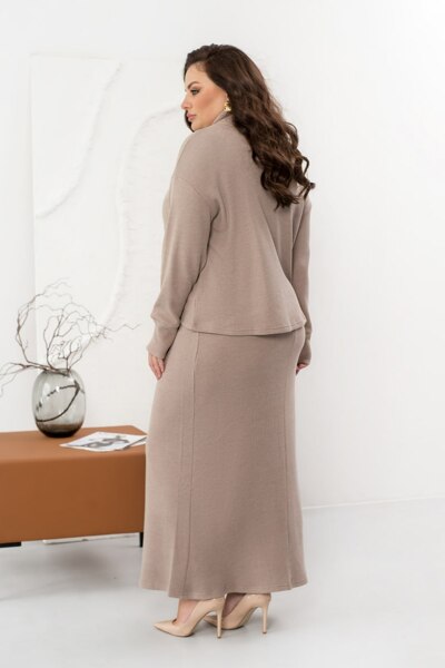 Комплект з ангори "Яніна" бежевий