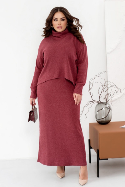 Комплект з ангори "Яніна" марсала