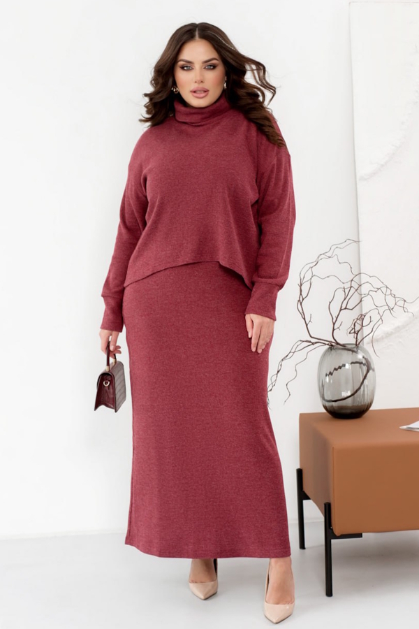 Комплект з ангори "Яніна" марсала