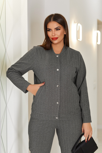 Теплий костюм "Вірджинія" сірий