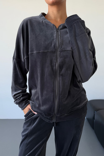 Костюм з велюру "Дакота" графітовий Костюм з велюру "Дакота" графітовий