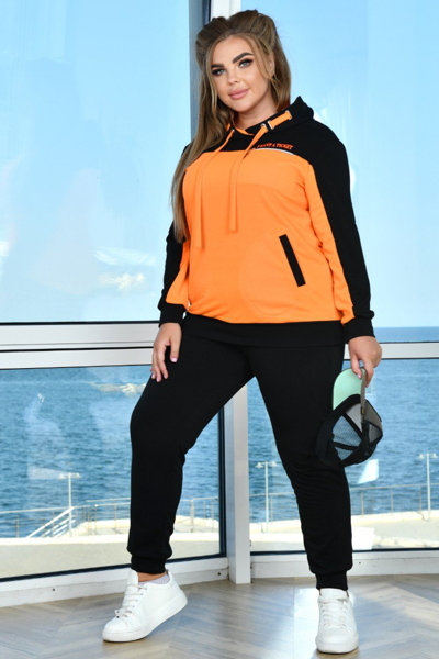 Спортивний костюм - трійка "Фернанд" оранжевий