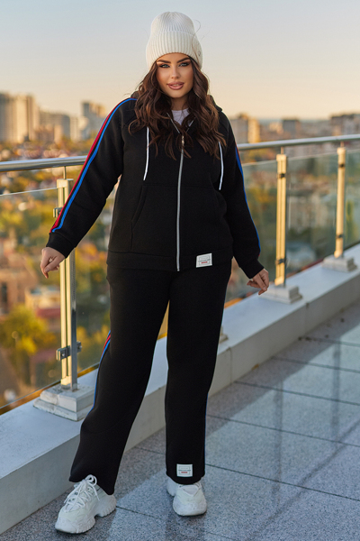 Теплий костюм "Кассія" чорний