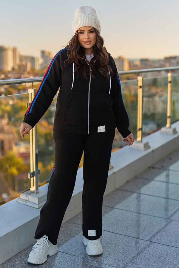 Теплий костюм "Кассія" чорний