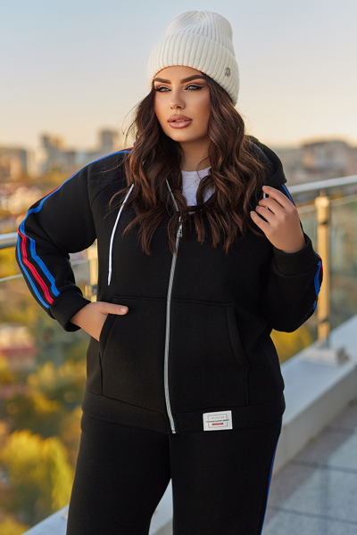 Теплий костюм "Кассія" чорний