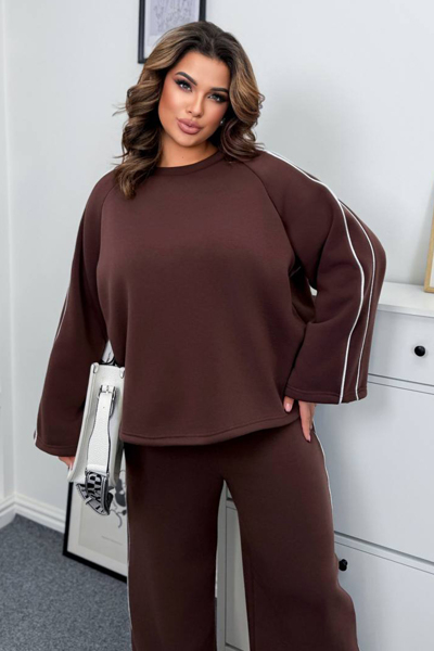 Теплий костюм "Ларіон" шоколадний Теплий костюм "Ларіон" шоколадний