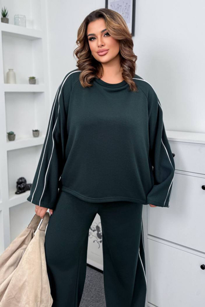 Теплий костюм "Ларіон" смарагдовий