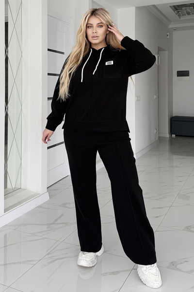 Костюм з ангори "Мішель" чорний