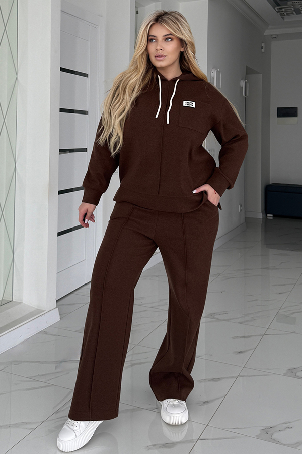 Костюм з ангори "Мішель" теплий шоколад