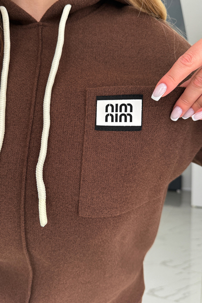 Костюм з ангори "Мішель" теплий шоколад