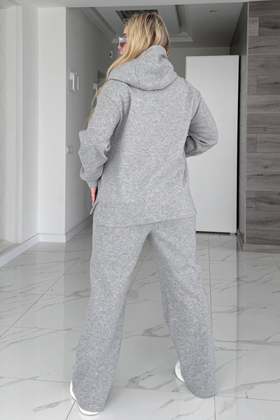 Костюм з ангори "Мішель" сірий