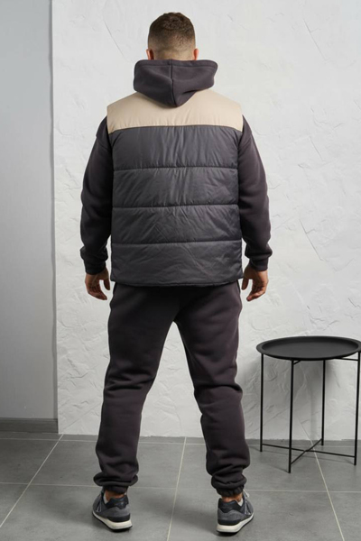 Чоловічий спортивний костюм "Сілер" графіт