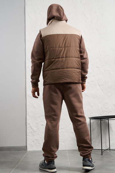 Чоловічий спортивний костюм "Сілер" капучино