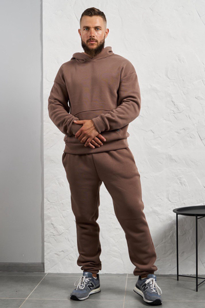 Чоловічий спортивний костюм "Сілер" капучино