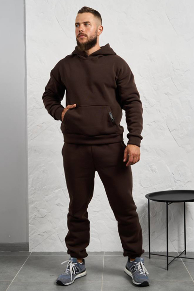 Чоловічий спортивний костюм "Сілер" шоколад