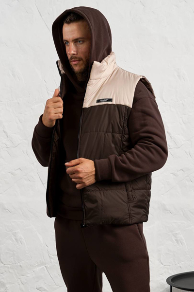 Чоловічий спортивний костюм "Сілер" шоколад